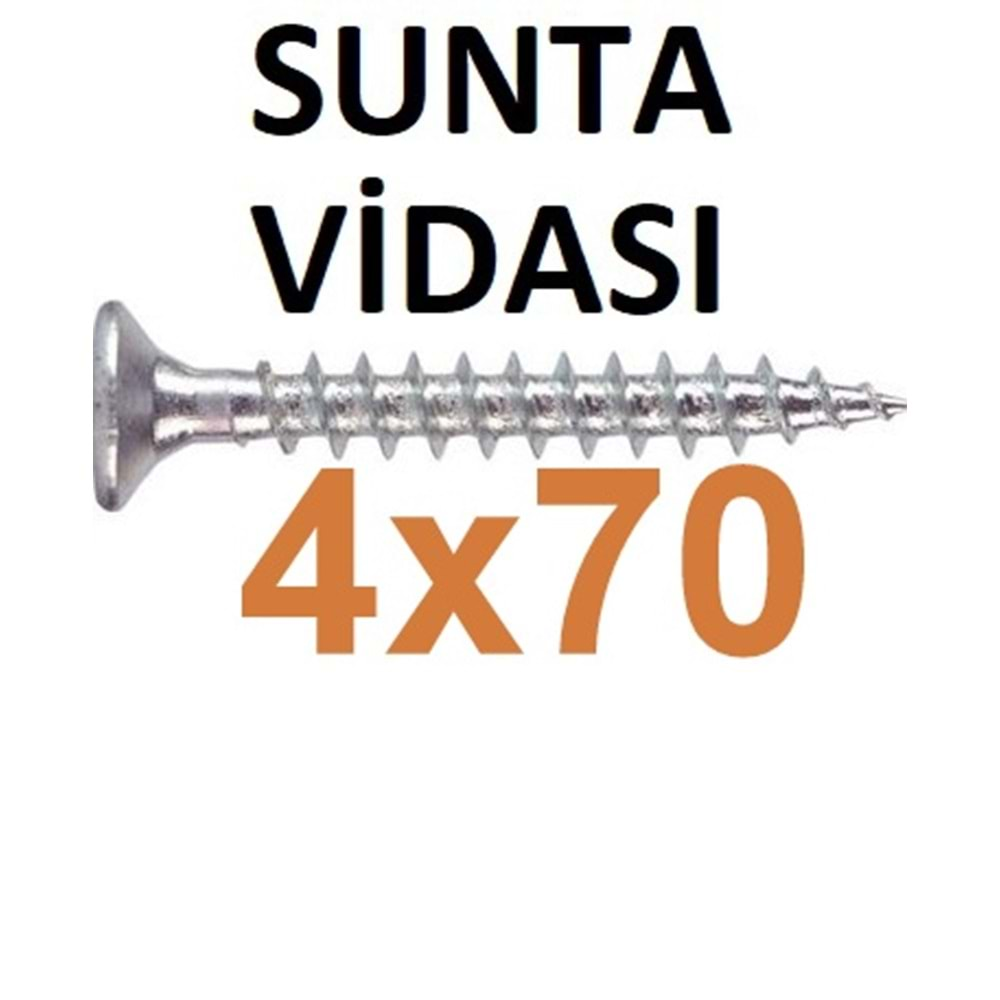 (SAYILAN) 4X70 SUNTA VİDASI 1 ADET