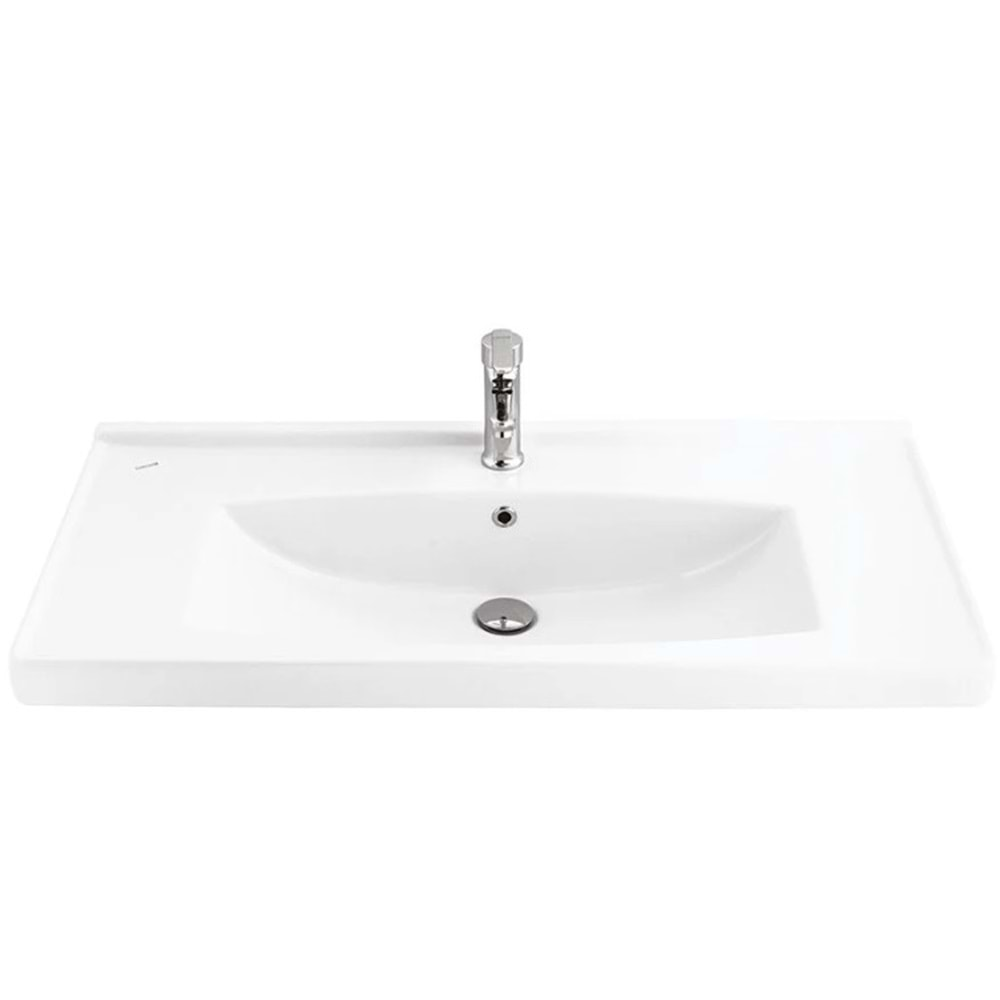 TF200B 100 CM ETEJERLİ LAVABO