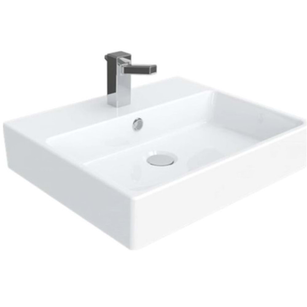 NX242B 50 CM TEZGAH ÜSTÜ KARE LAVABO
