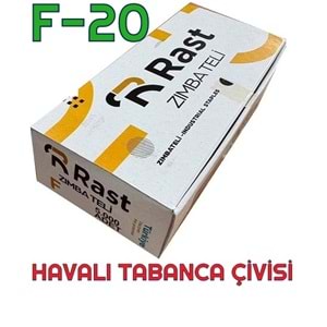 Rast 20 LİK BRAD ÇİVİ F Serisi Havalı Tabanca Çivisi Zımba Çivisi