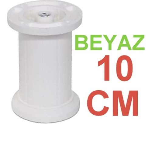 10 CM BEYAZ JUMBO Mobilya Ayağı