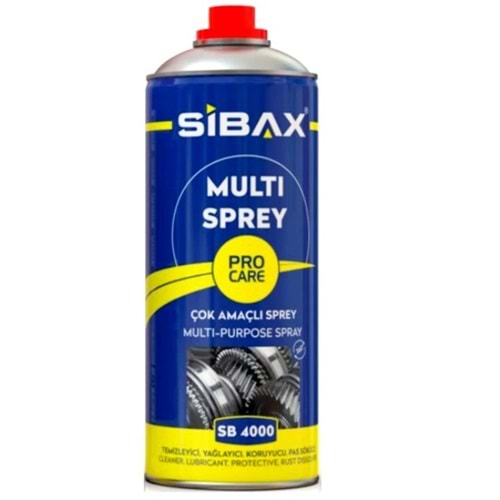Sibax Multi Sprey Temizleyici Pas Sökücü Parlatıcı 400 ML