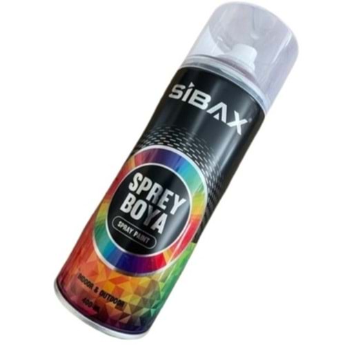 Sibax Sprey Boya Parlak Beyaz Renk 400 ML
