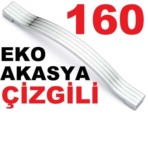 AKASYA ÇİZGİLİ 160 / Mobilya Kulp Çekmece Dolap Kulpu